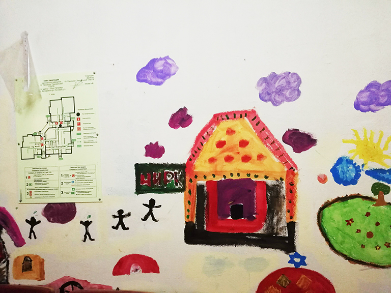 Nätyläiset Terijoella piirros harjoitushuoneesta